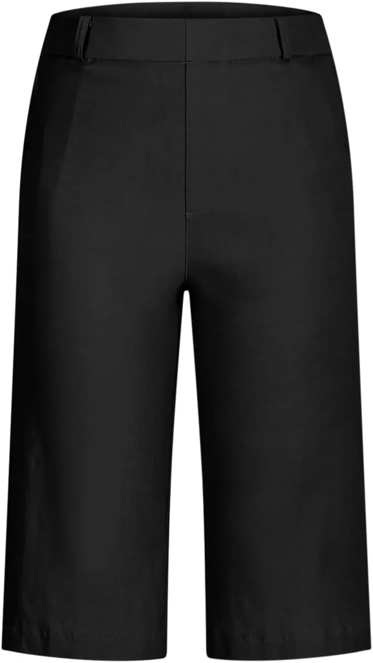 Bermuda Shorts for Women Knee Length Casual High Waisted Chino Shorts with Pockets 2025 Work Comfy Straight Leg Outfits