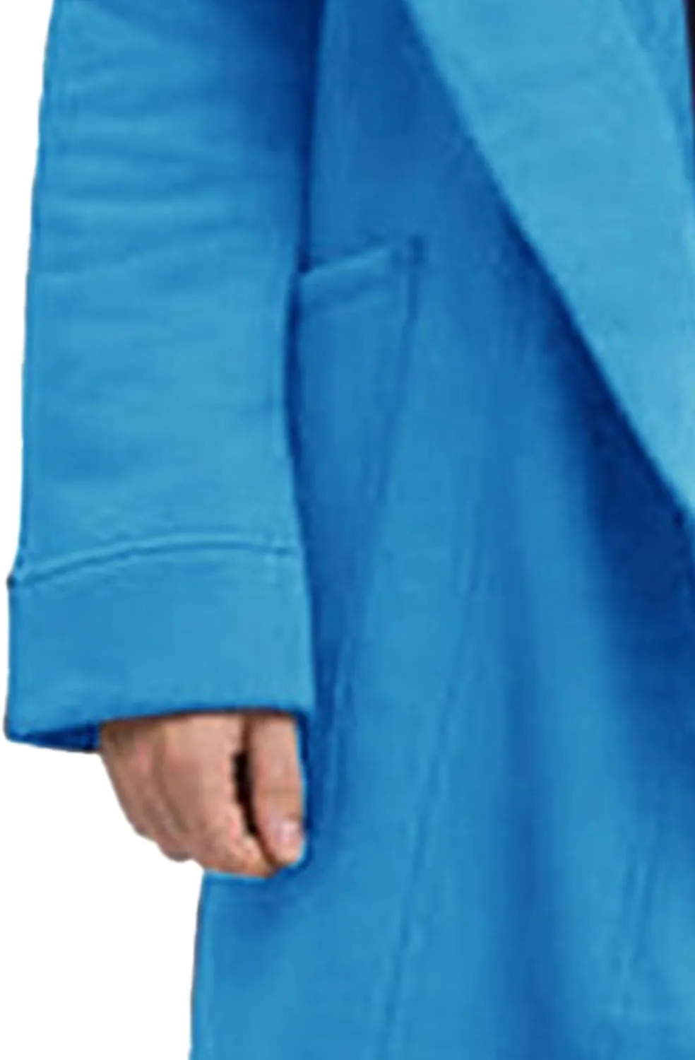 Maiyifu-GJ Men's Hooded Ruffle Shawl Collar Coat Long Sleeve Open Front Cardigans Lightweight Drape Cape