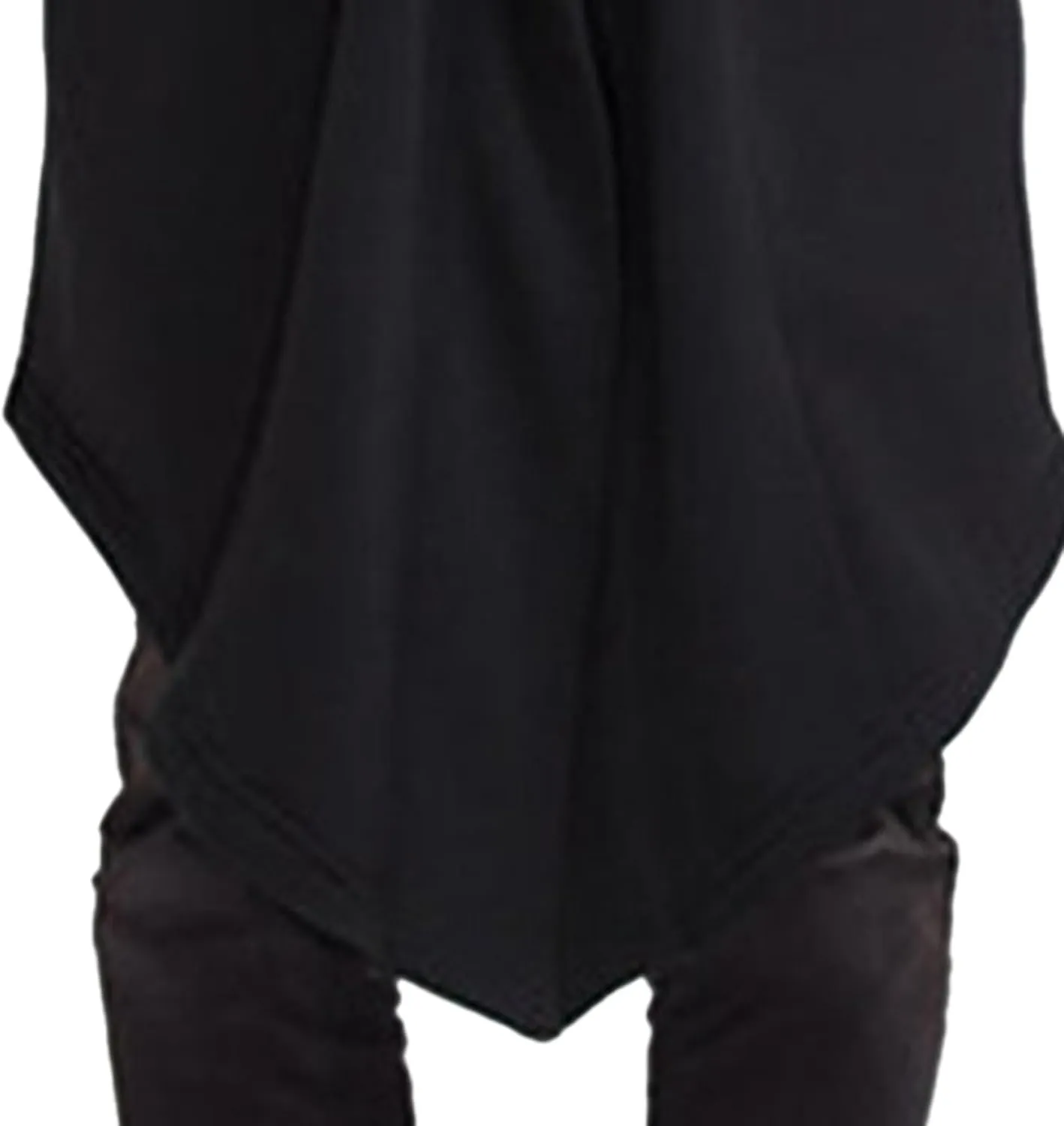 Maiyifu-GJ Men's Hooded Ruffle Shawl Collar Coat Long Sleeve Open Front Cardigans Lightweight Drape Cape