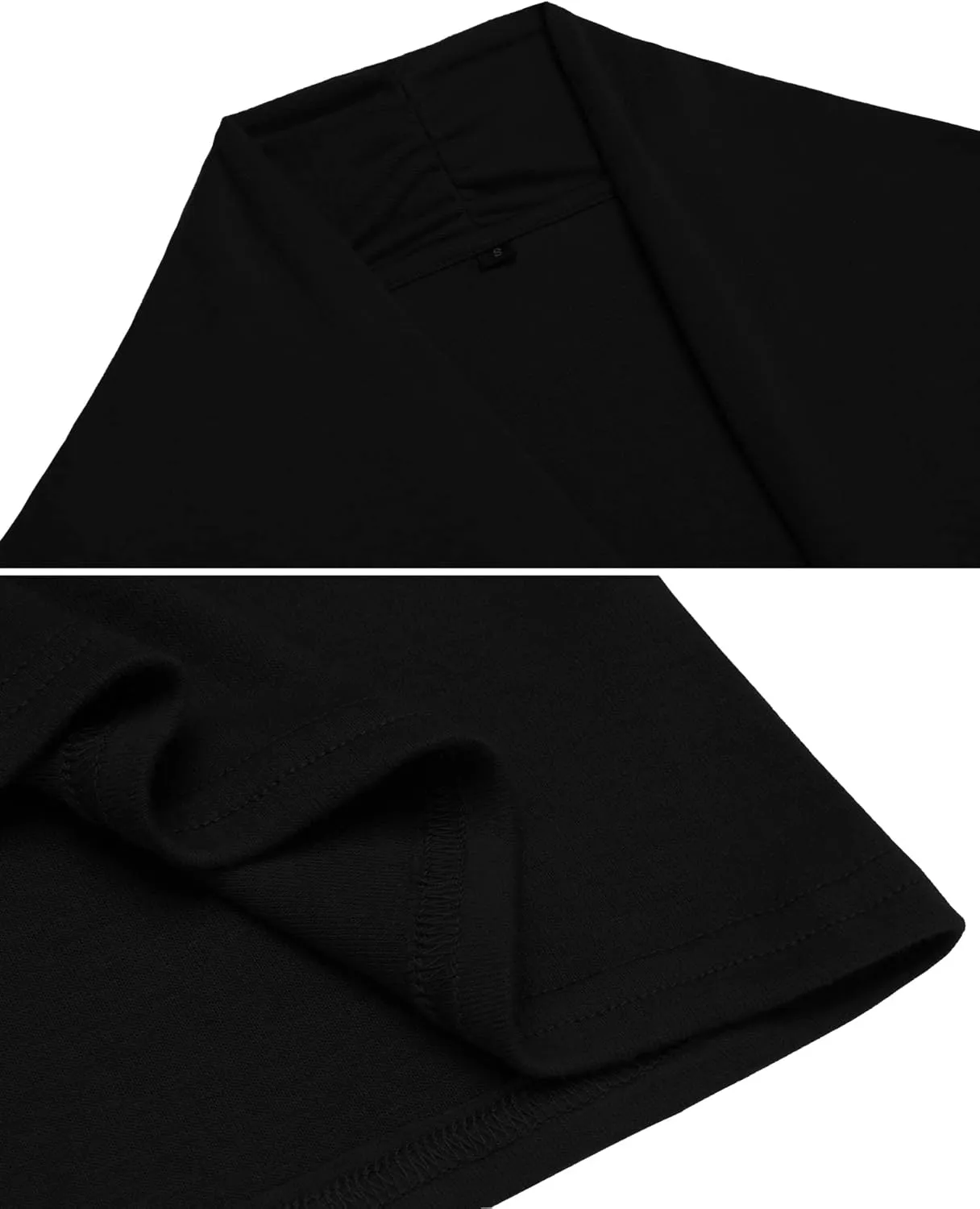 Pacinoble Men's Shawl Casual Cardigan Long Sleeve Drape Cape Lightweight Open Front Long Length Cardigan