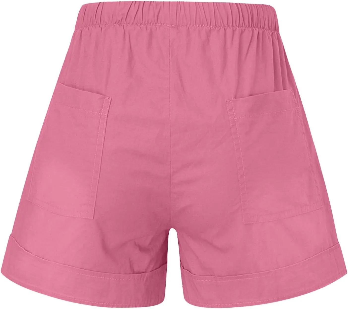 Women's Summer Shorts Elastic Waist Casual Drawstring Lightweight Comfortable Breathable Soft Stretchy with